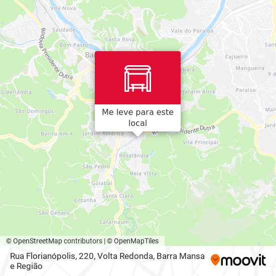 Rua Florianópolis, 220 mapa