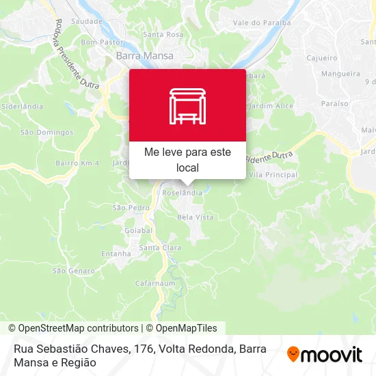 Rua Sebastião Chaves, 176 mapa