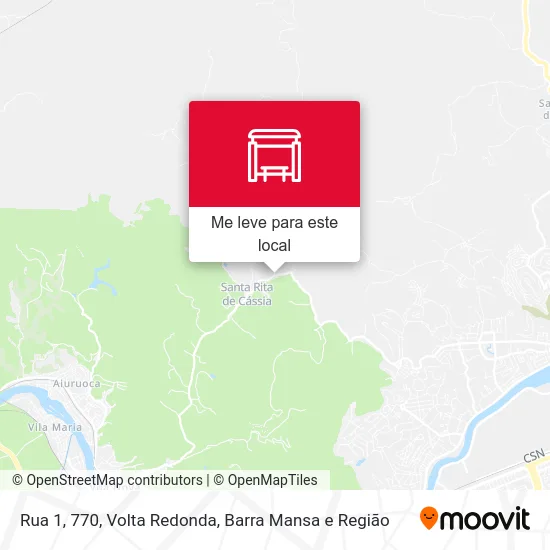 Rua 1, 770 mapa