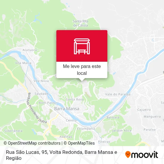 Rua São Lucas, 95 mapa