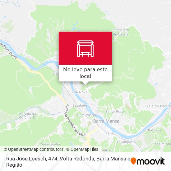 Rua José Lõesch, 474 mapa