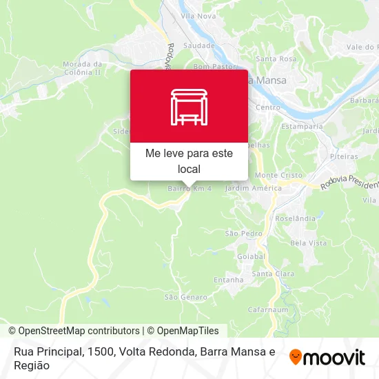 Rua Principal, 1500 mapa