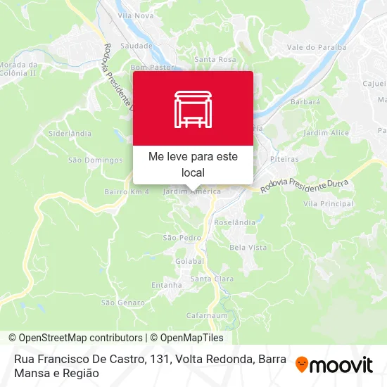 Rua Francisco De Castro, 131 mapa