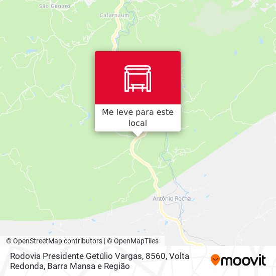 Rodovia Presidente Getúlio Vargas, 8560 mapa