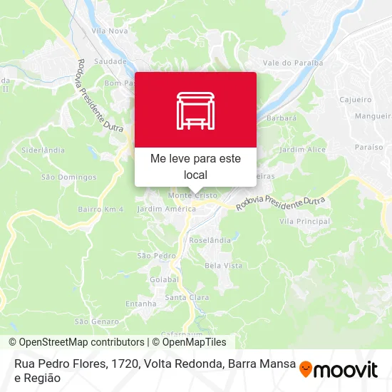 Rua Pedro Flores, 1720 mapa