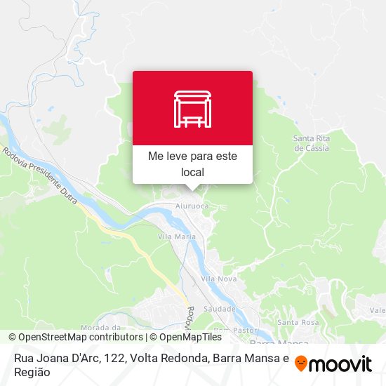 Rua Joana D'Arc, 122 mapa