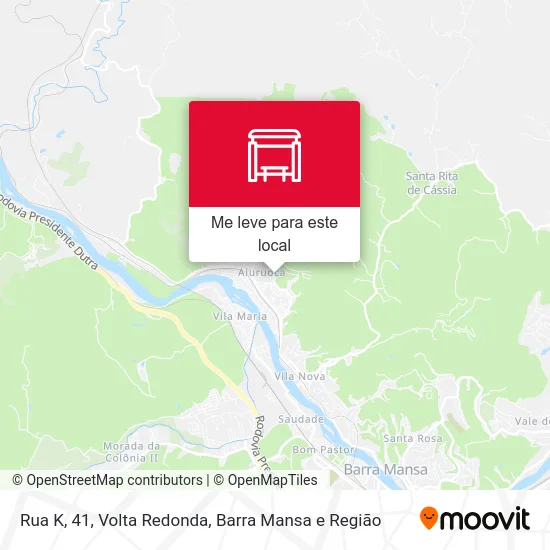 Rua K, 41 mapa