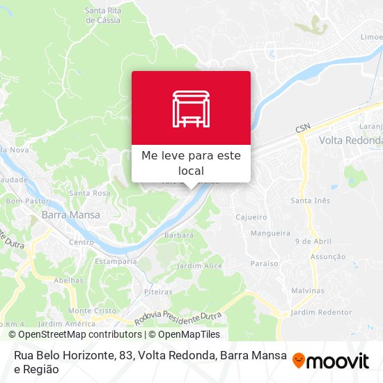 Rua Belo Horizonte, 83 mapa