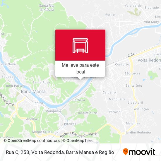 Rua C, 253 mapa