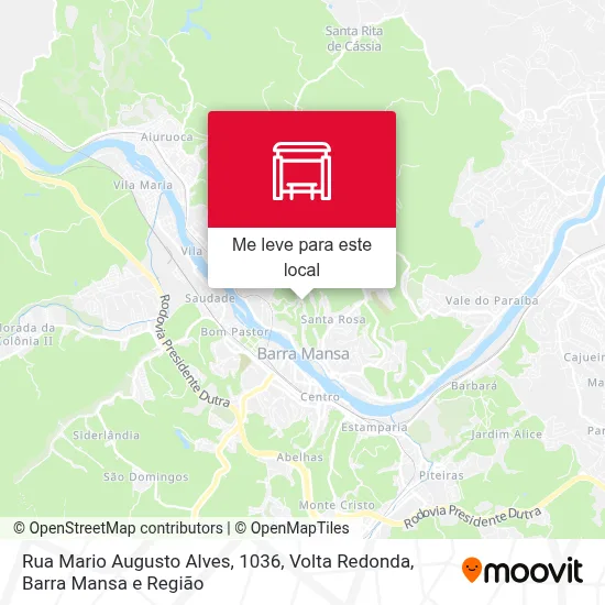 Rua Mario Augusto Alves, 1036 mapa