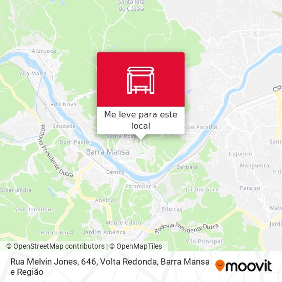 Rua Melvin Jones, 646 mapa