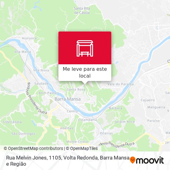 Rua Melvin Jones, 1105 mapa