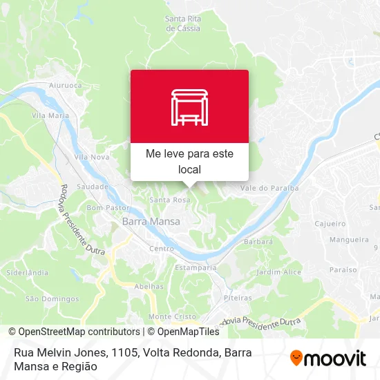 Rua Melvin Jones, 1105 mapa