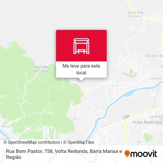Rua Bom Pastor, 758 mapa