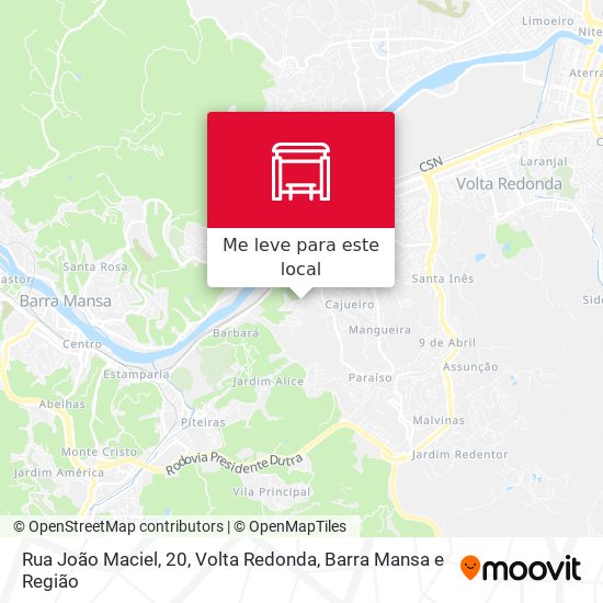 Rua João Maciel, 20 mapa