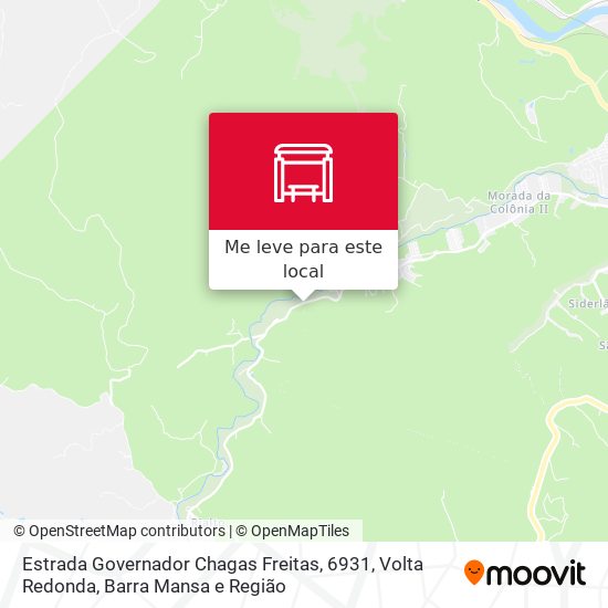 Estrada Governador Chagas Freitas, 6931 mapa