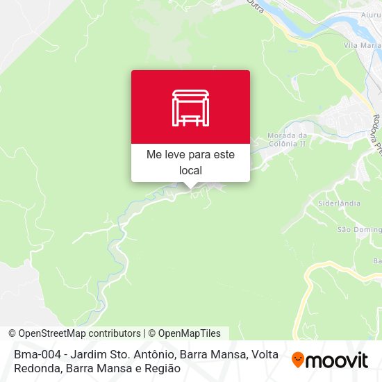 Bma-004 - Jardim Sto. Antônio, Barra Mansa mapa