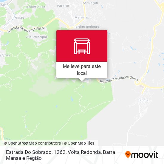 Estrada Do Sobrado, 1262 mapa