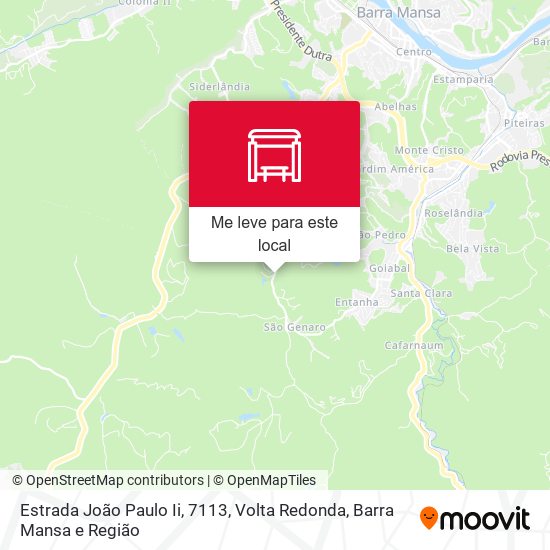 Estrada João Paulo Ii, 7113 mapa