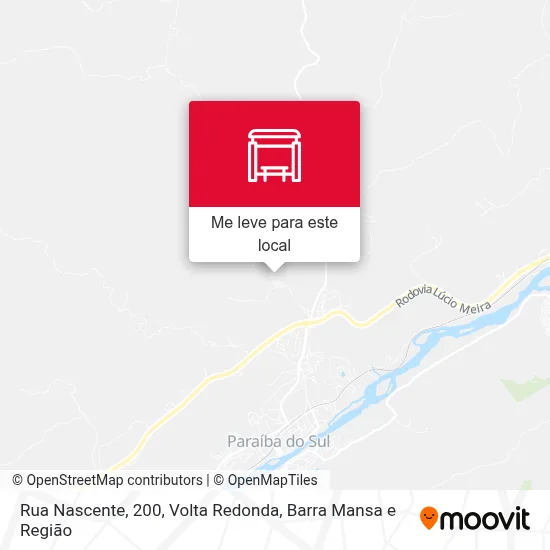 Rua Nascente, 200 mapa