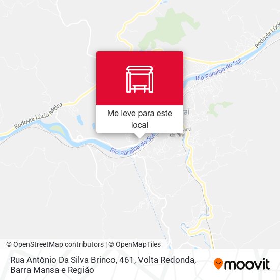 Rua Antônio Da Silva Brinco, 461 mapa