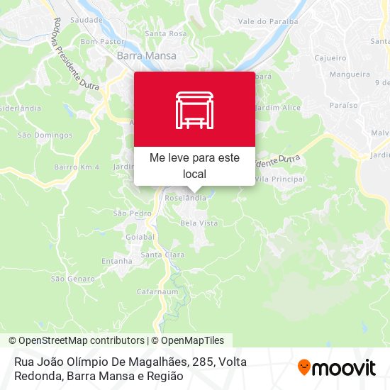 Rua João Olímpio De Magalhães, 285 mapa