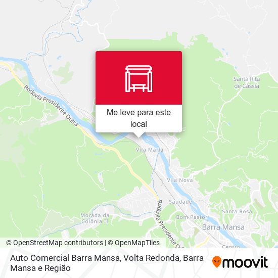 Auto Comercial Barra Mansa mapa