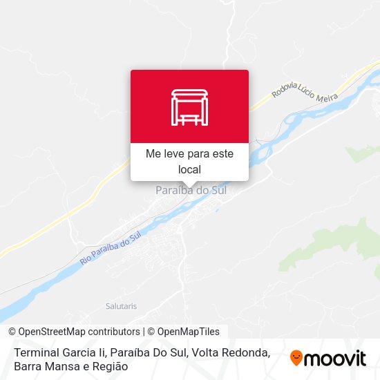 Terminal Garcia Ii, Paraíba Do Sul mapa