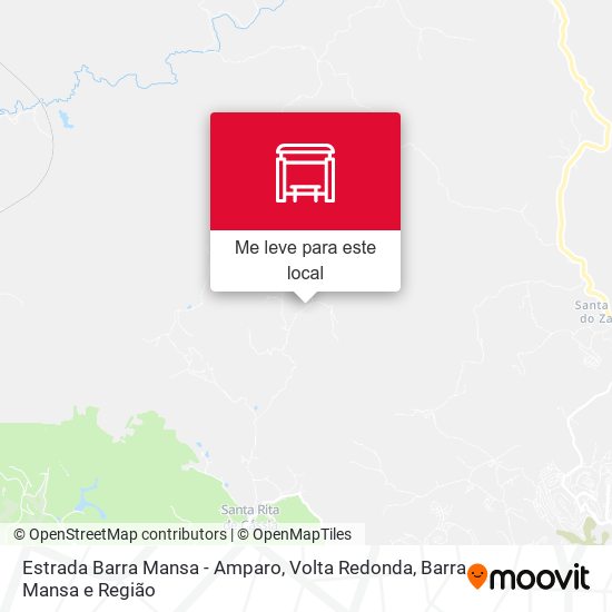 Estrada Barra Mansa - Amparo mapa