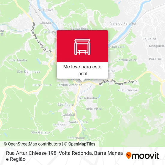 Rua Artur Chiesse 198 mapa