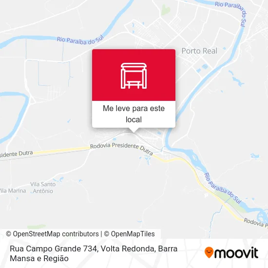 Rua Campo Grande 734 mapa