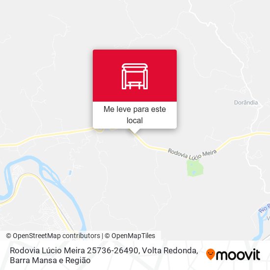 Rodovia Lúcio Meira 25736-26490 mapa