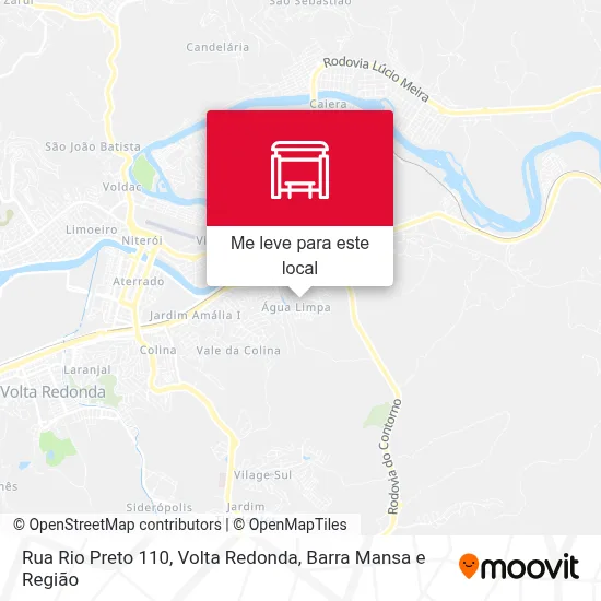 Rua Rio Preto 110 mapa