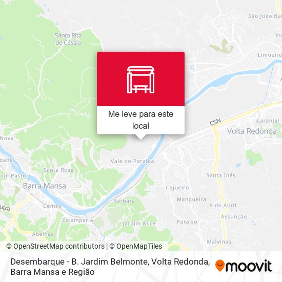 Desembarque - B. Jardim Belmonte mapa