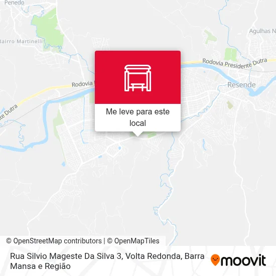 Rua Silvio Mageste Da Silva 3 mapa