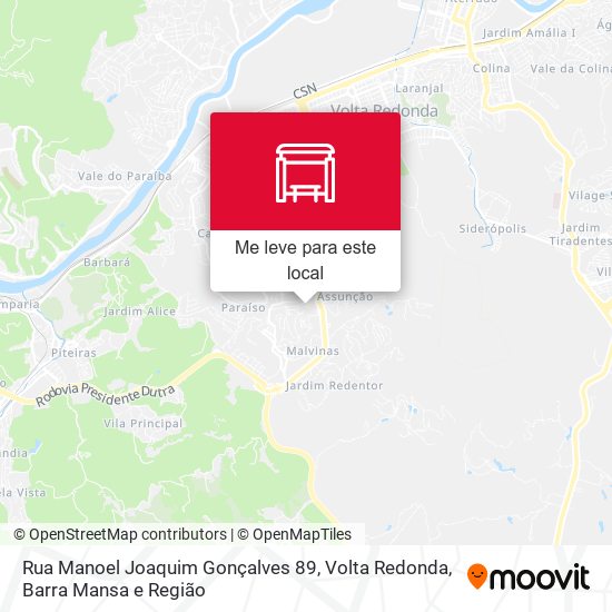 Rua Manoel Joaquim Gonçalves 89 mapa