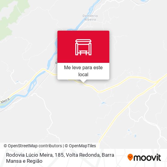 Rodovia Lúcio Meira, 185 mapa