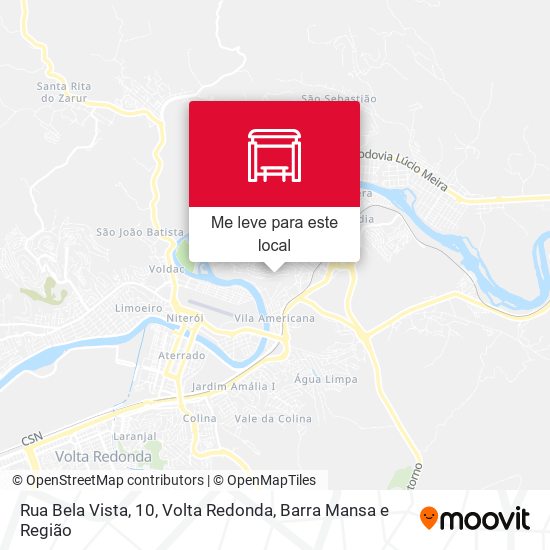 Rua Bela Vista, 10 mapa