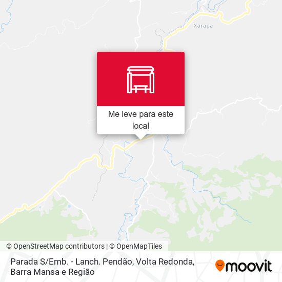Parada S/Emb. - Lanch. Pendão mapa
