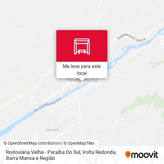 Rodoviária Velha - Paraíba Do Sul mapa