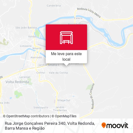 Rua Jorge Gonçalves Pereira 340 mapa
