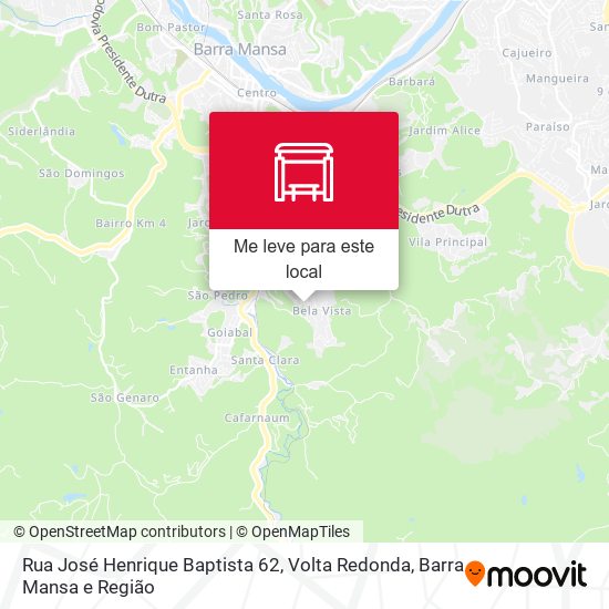 Rua José Henrique Baptista 62 mapa
