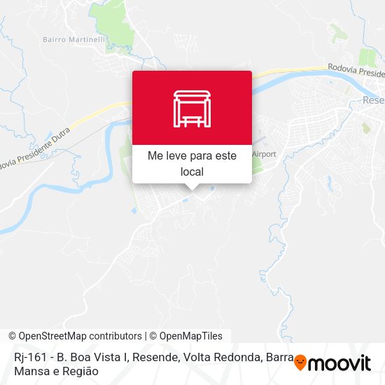 Rj-161 - B. Boa Vista I, Resende mapa