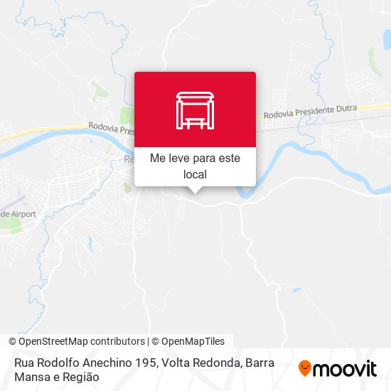 Rua Rodolfo Anechino 195 mapa