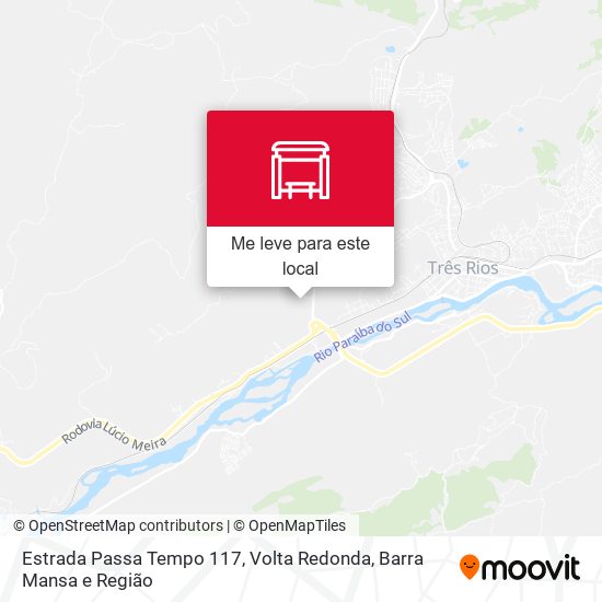 Estrada Passa Tempo 117 mapa