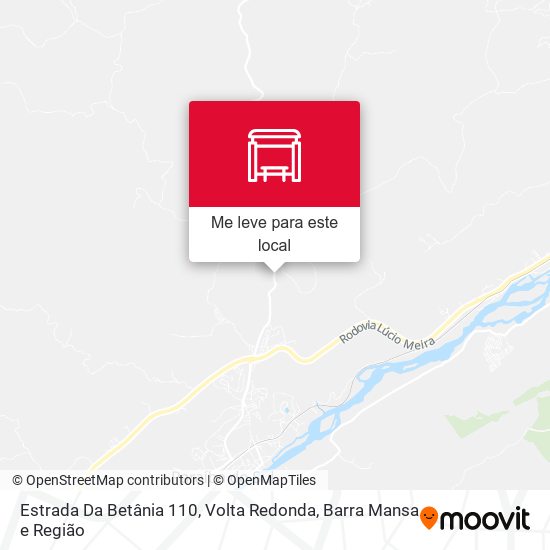 Estrada Da Betânia 110 mapa