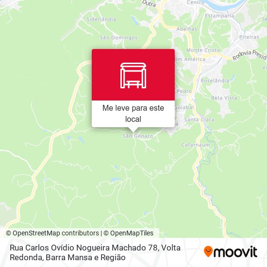 Rua Carlos Ovídio Nogueira Machado 78 mapa