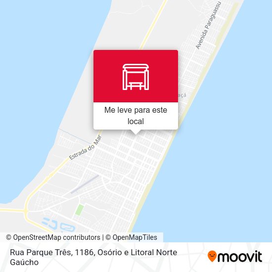 Rua Parque Três, 1186 mapa