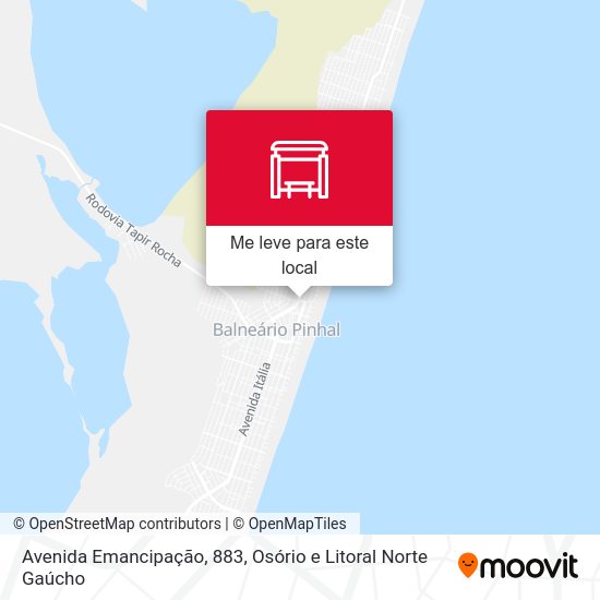Avenida Emancipação, 883 mapa