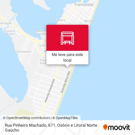 Rua Pinheiro Machado, 671 mapa